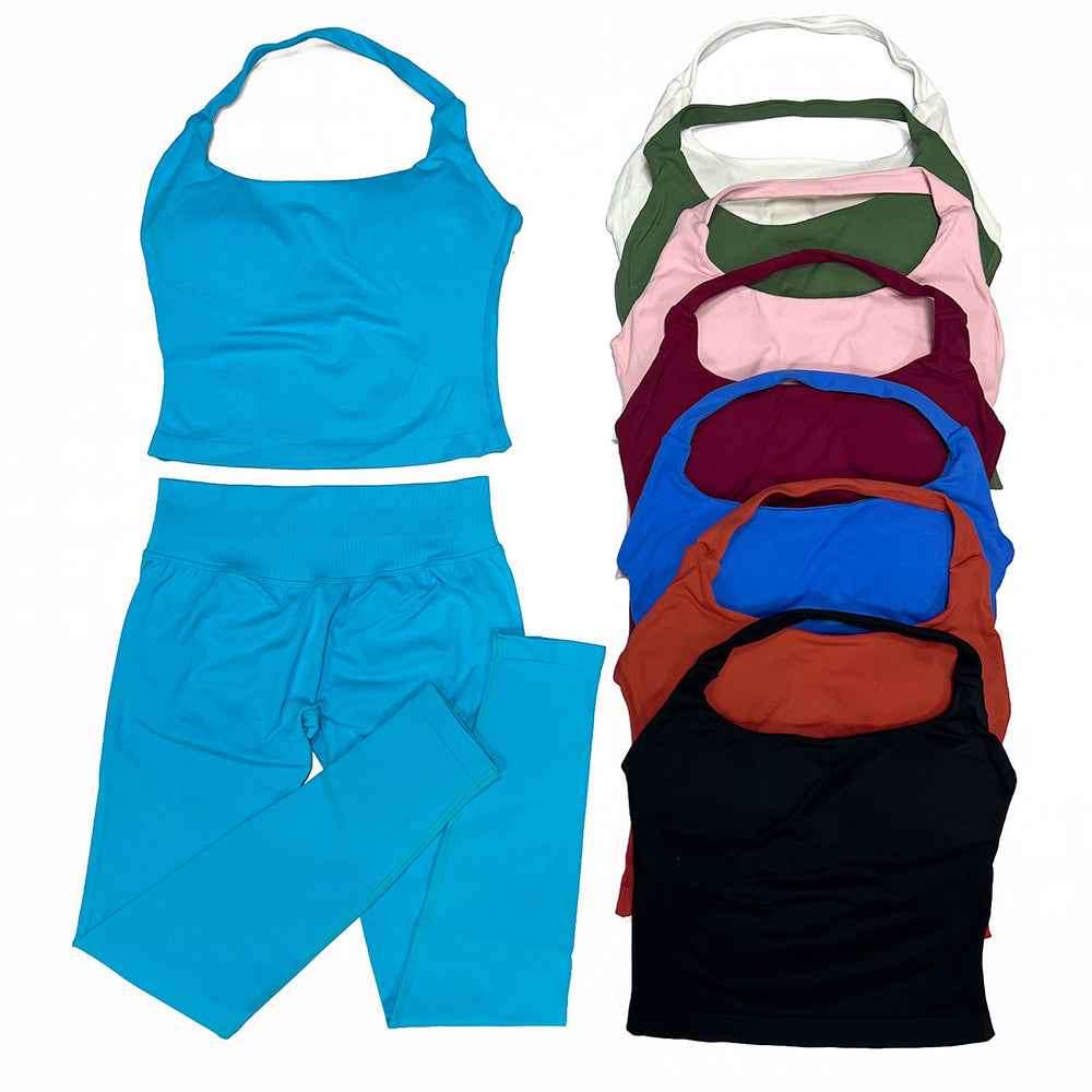 Impact Halter Top & Legging 2 Pieces Set