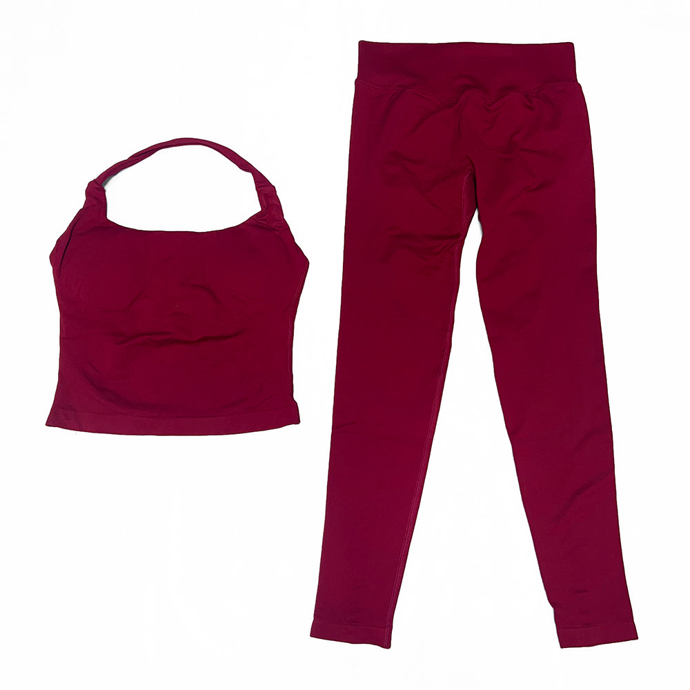 Impact Halter Top & Legging 2 Pieces Set