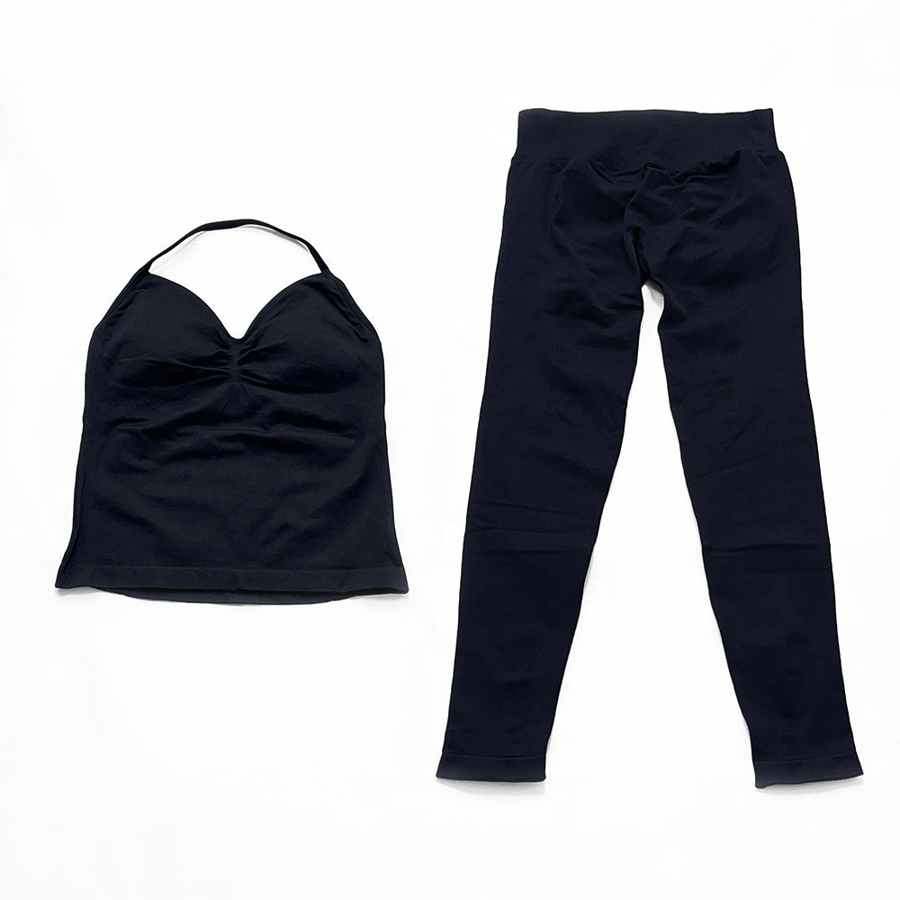 Impact Longline Strappy Top & Legging 2 Pieces Set