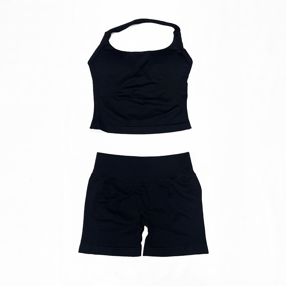 Impact Halter Top & Short 2 Pieces Set