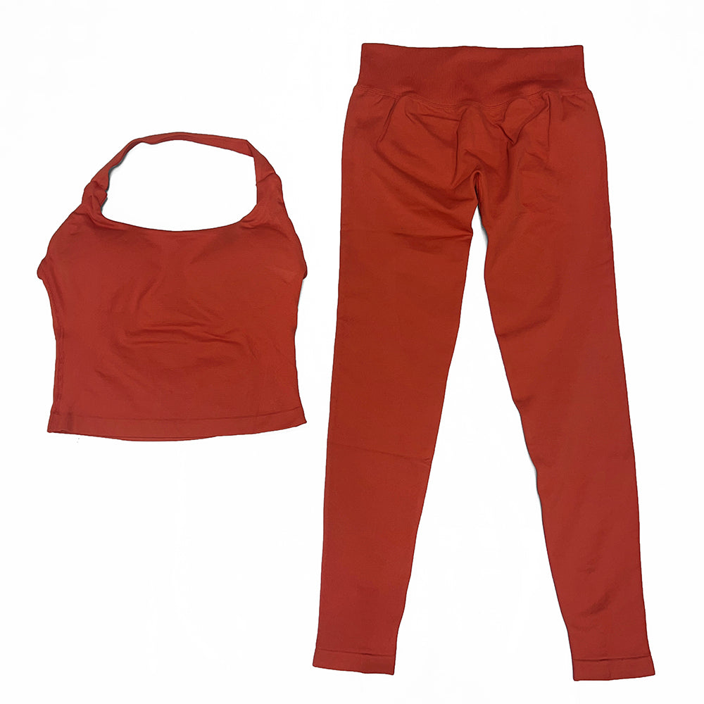 Impact Halter Top & Legging 2 Pieces Set