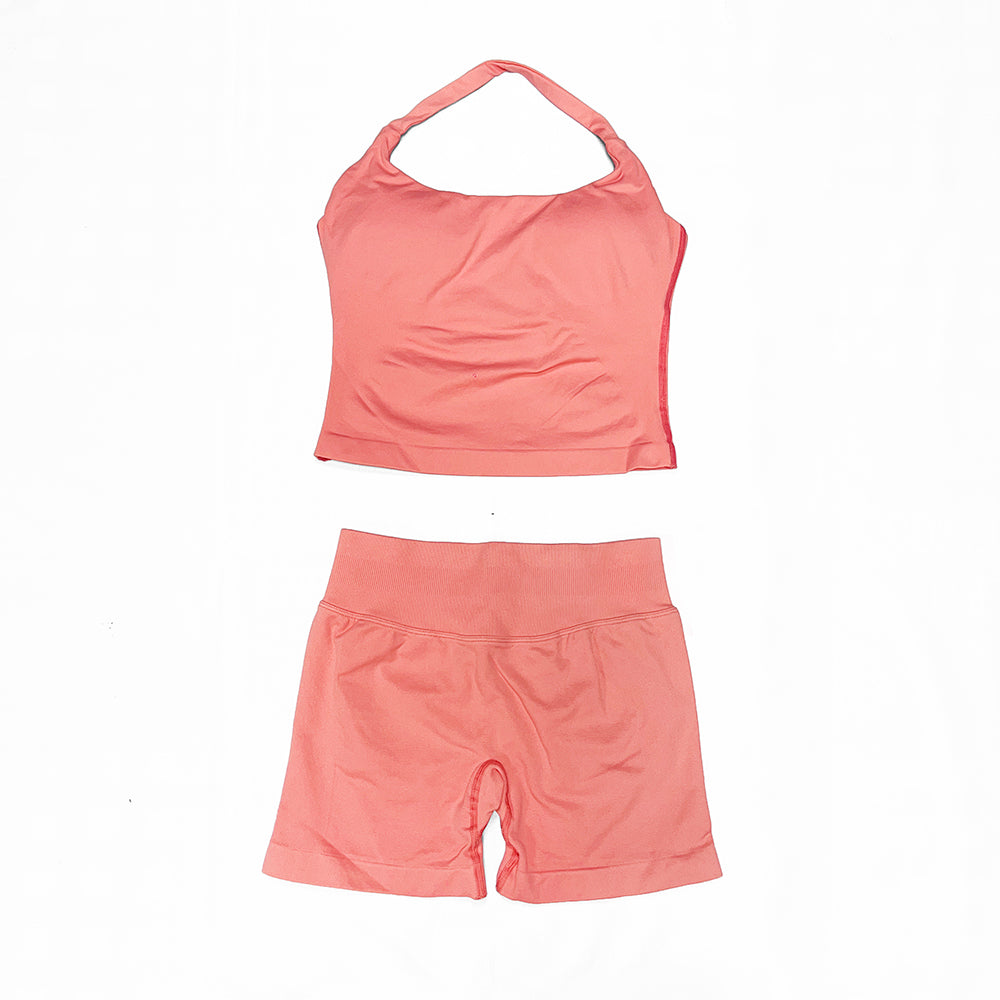 Impact Halter Top & Short 2 Pieces Set
