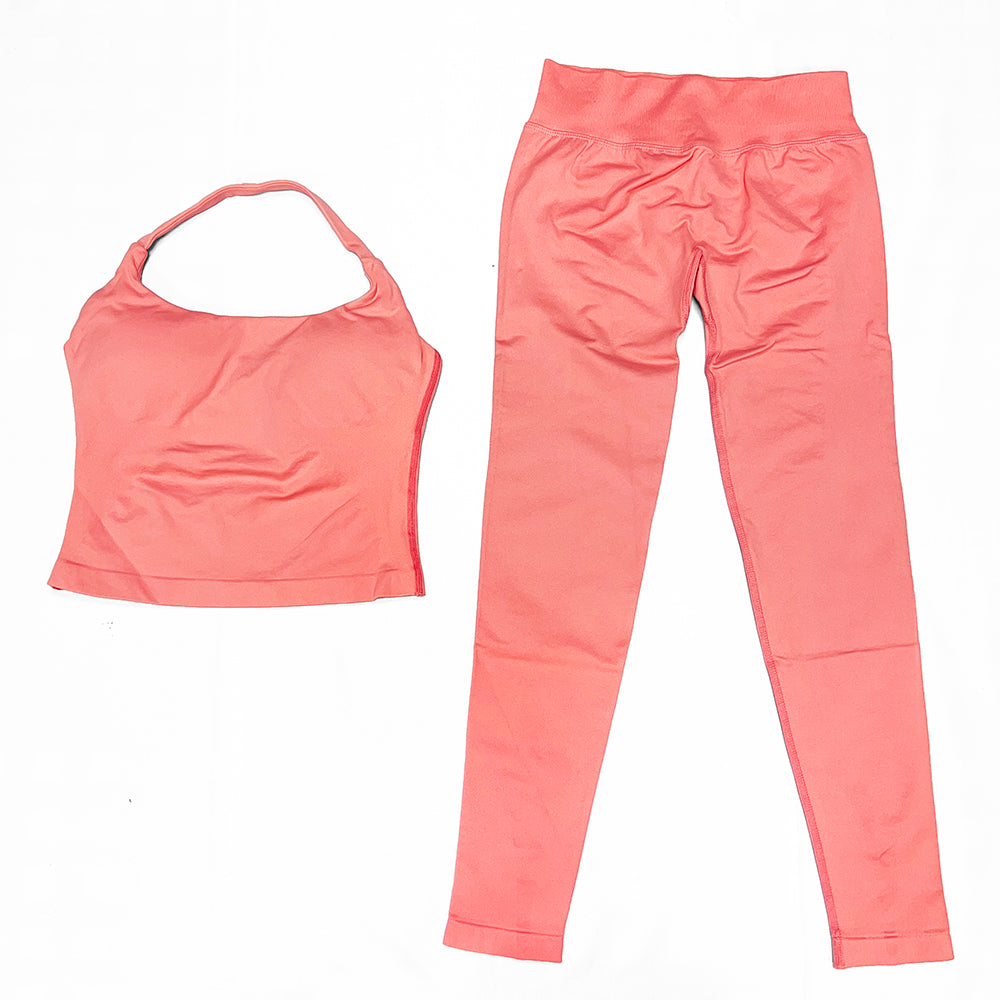 Impact Halter Top & Legging 2 Pieces Set