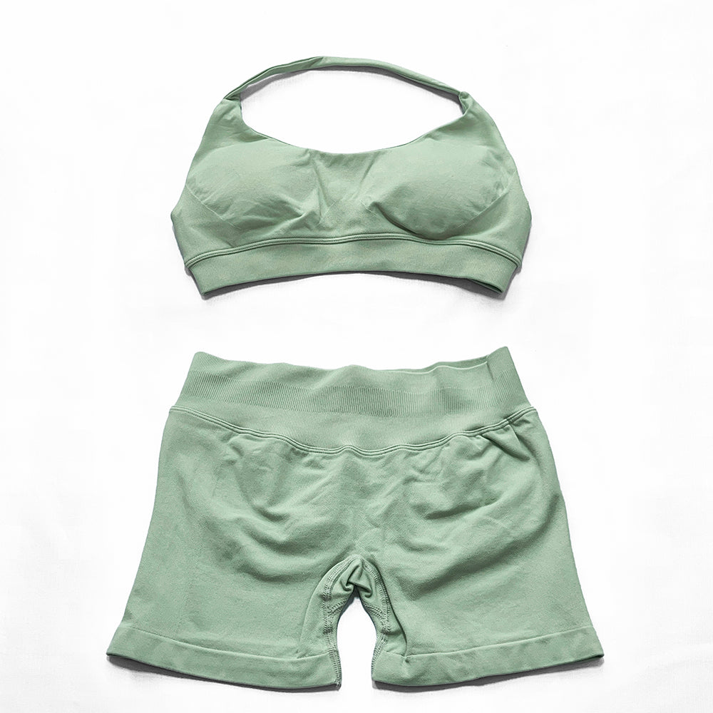 Impact Sports Bra & Short 2 Pieces Set