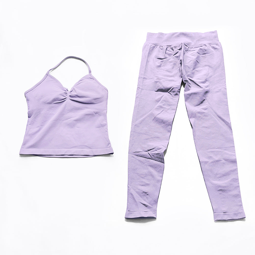 Impact Longline Strappy Top & Legging 2 Pieces Set