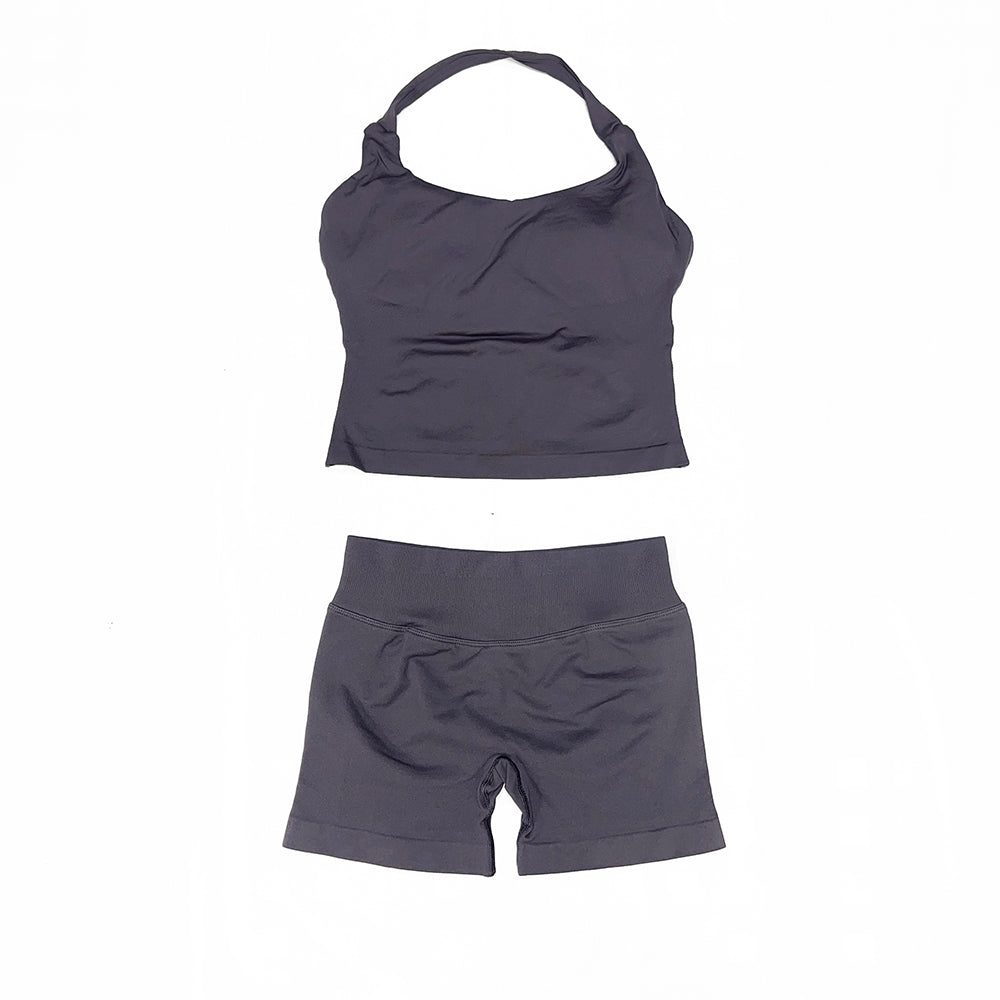 Impact Halter Top & Short 2 Pieces Set