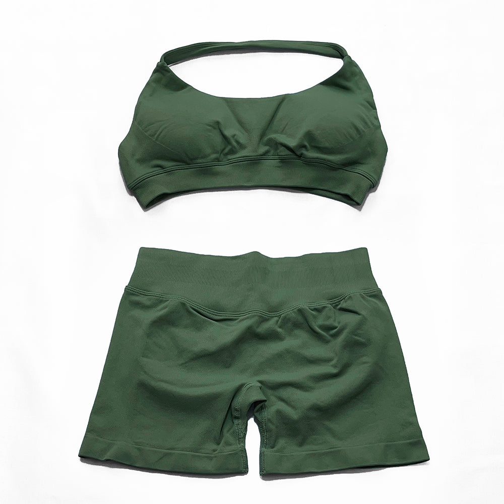 Impact Sports Bra & Short 2 Pieces Set
