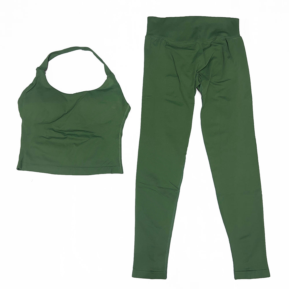 Impact Halter Top & Legging 2 Pieces Set