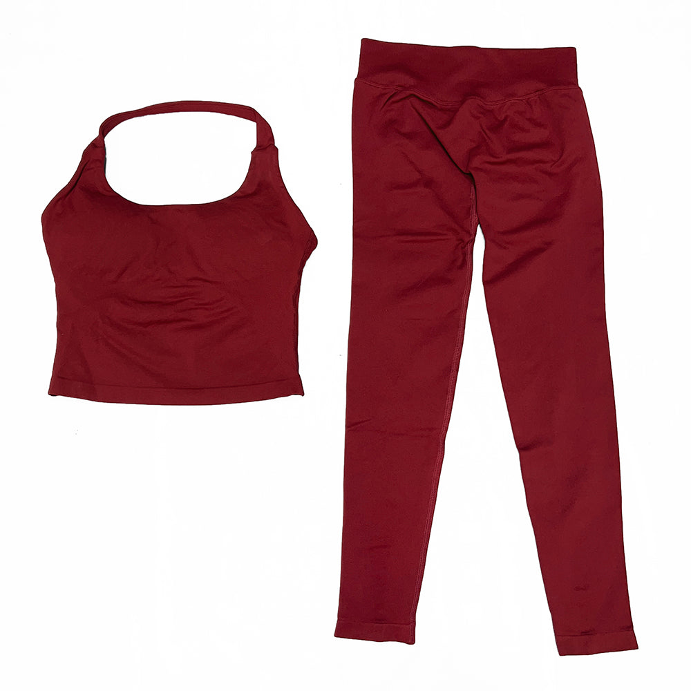 Impact Halter Top & Legging 2 Pieces Set