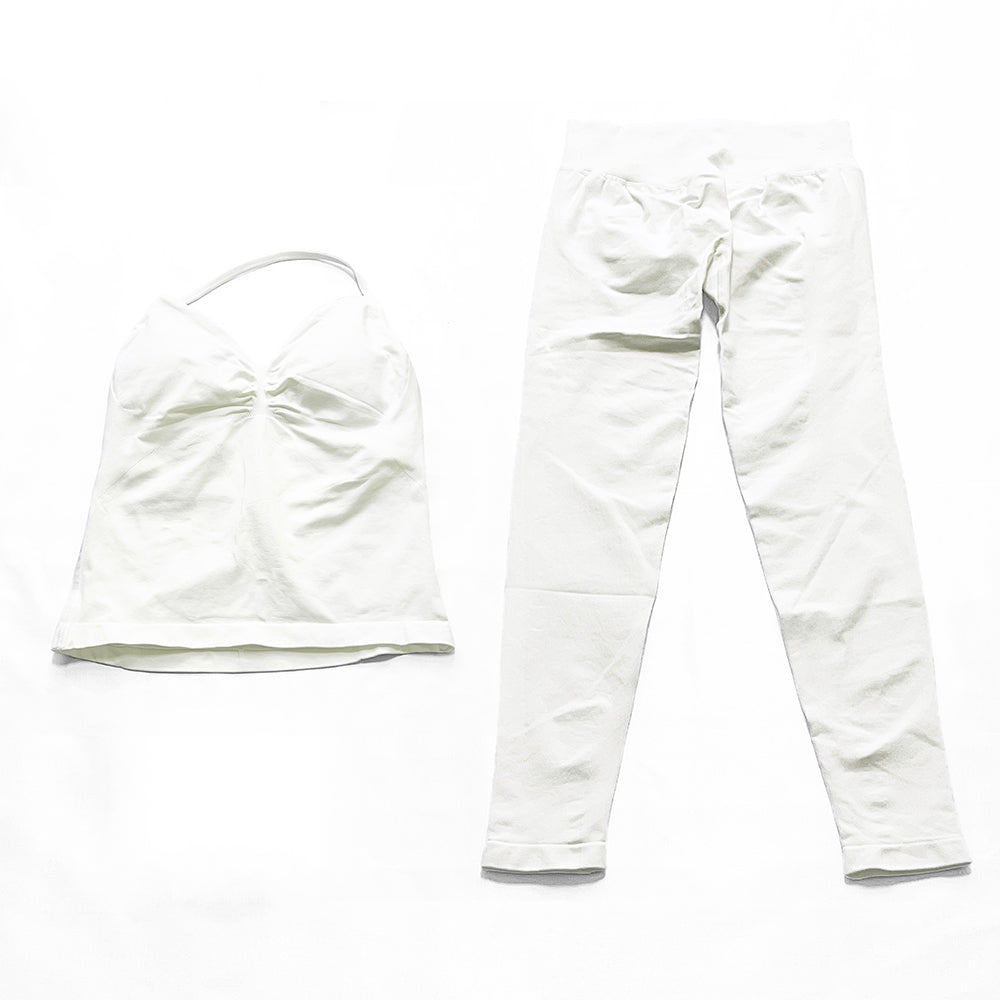 Impact Longline Strappy Top & Legging 2 Pieces Set