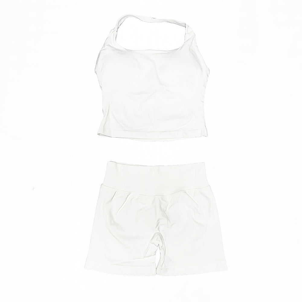 Impact Halter Top & Short 2 Pieces Set
