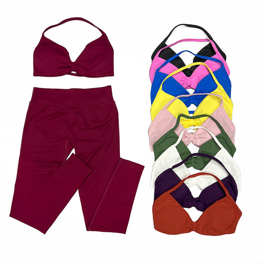 Impact Strappy Bra & Legging 2 Pieces Set