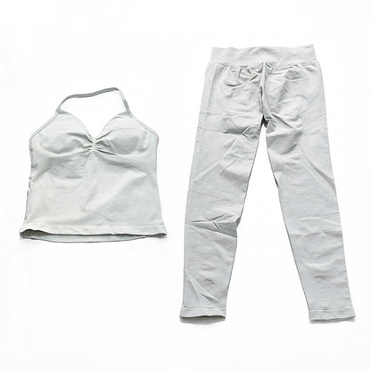 Impact Longline Strappy Top & Legging 2 Pieces Set