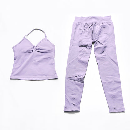 Impact Longline Strappy Top & Legging 2 Pieces Set