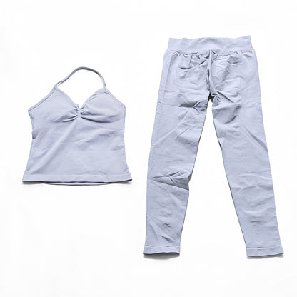 Impact Longline Strappy Top & Legging 2 Pieces Set