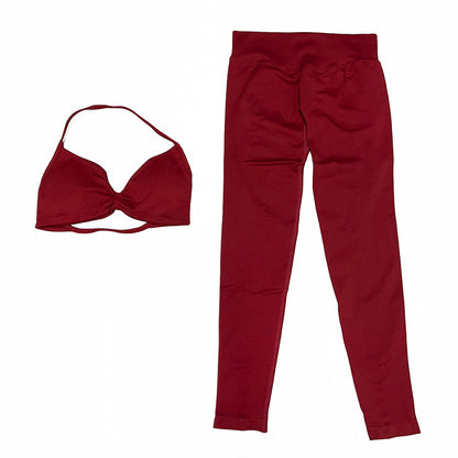 Impact Strappy Bra & Legging 2 Pieces Set