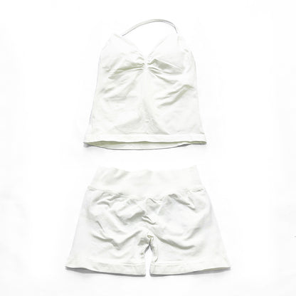 Impact Longline Strappy Top & Short 2 Pieces Set