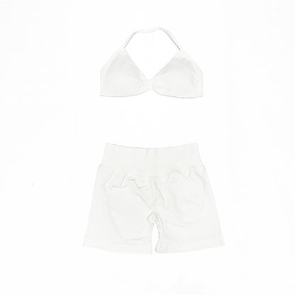 Impact Strappy Bra & Short 2 Pieces Set